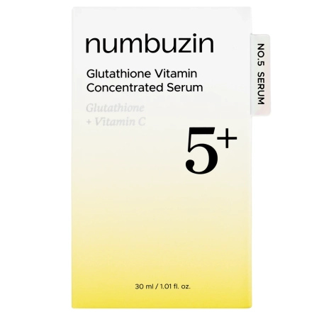 Numbuzin - No.5 Vitamin Concentrated Serum - Brightening Vitamin Serum - 30ml