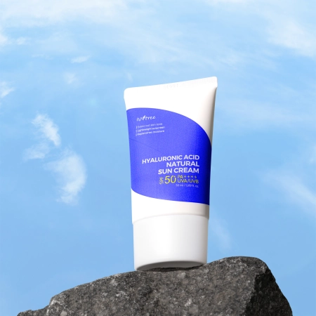 Isntree - Hyaluronic Acid Natural Sun Cream SPF50+/PA++++ - Mineral Filter Cream - 50ml