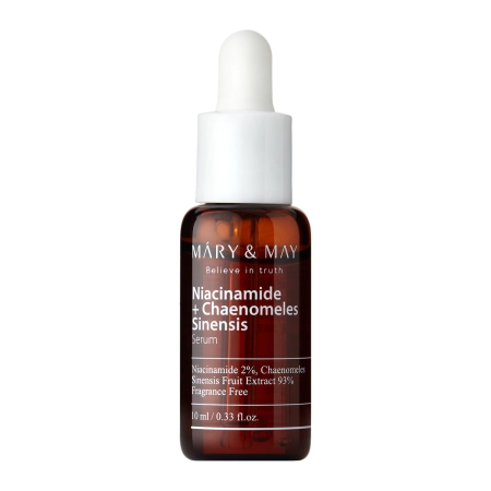 Mary&May - Niacinamide Chaenomeles Sinensis Serum - Brightening Serum with Niacinamide and Chinese Quince - 10ml