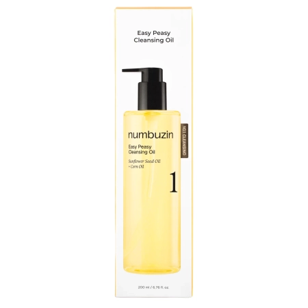 Numbuzin - No.1 - Easy Peasy Cleansing Oil - Facial Cleansing Oil - 200ml