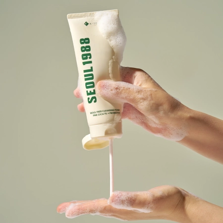 K-SECRET - SEOUL 1988 Cleansing Foam: Pine Cica 1% + Probiotics - Cleansing Facial Foam - 150ml