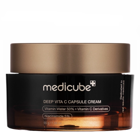 Medicube - Deep Vita C Capsule Cream - Brightening and Firming Face Cream - 55g