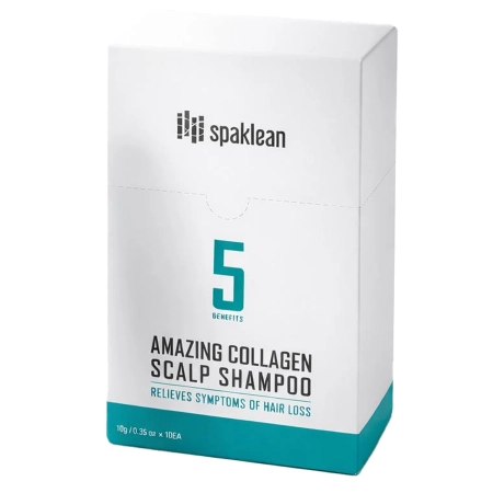 Spaklean - Amazing Collagen Scalp Shampoo - Hair Shampoo with Collagen - 10x10ml