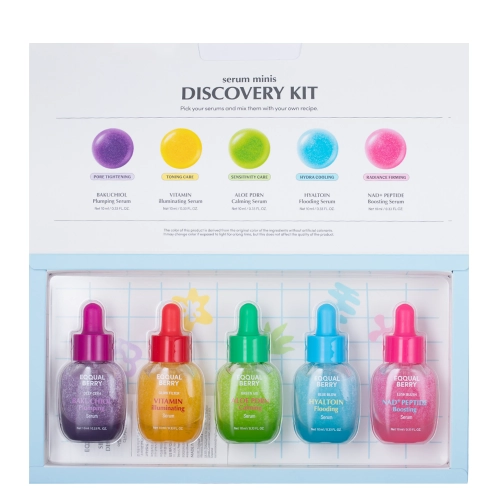 EQQUALBERRY - Serum Minis Discovery Kit - 5x10ml