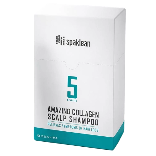 Spaklean - Amazing Collagen Scalp Shampoo - Hair Shampoo with Collagen - 10x10ml