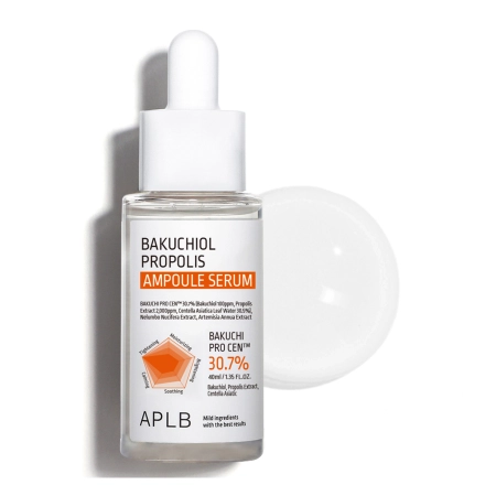 APLB - Bakuchiol Propolis Ampoule Serum - Firming Facial Serum - 40ml