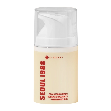 K-SECRET - SEOUL 1988 Cream: Retinal Liposome 1% + Fermented Rice - Firming Cream with Retinal - 50ml