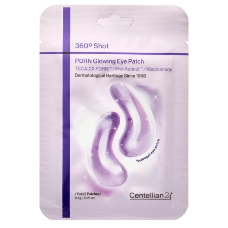 Centellian24 - 360º Shot PDRN Glowing Eye Patch - Eye pads with PDRN - 6 pairs