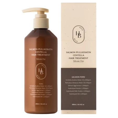 HEVEBLUE - Salmon PullKeratin Centella Hair Treatment - Regenerating HairConditioner - 300ml