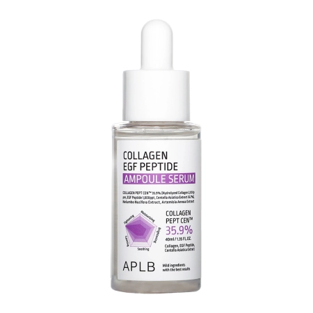 APLB - Collagen EGF Peptide Ampoule Serum - Moisturizing and Firming Face Serum - 40ml