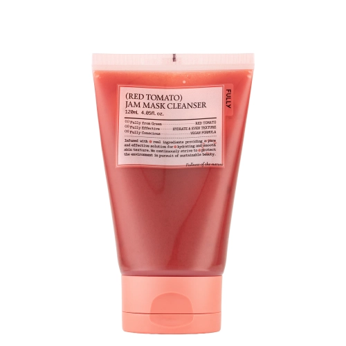FULLY - Red Tomato Jam Mask Cleanser - Exfoliating Face wash gel - 120 ml