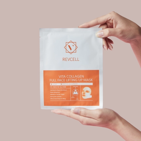 REVCELL - Vita Collagen Full Face Lifting Up Mask - Lifting Sheet mask - 1pc/19g