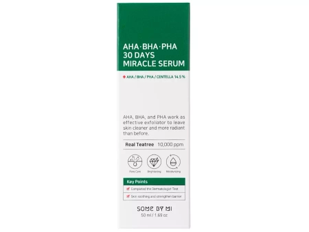 Some By Mi - AHA BHA PHA 30 Days Miracle Serum - Serum with AHA, BHA, PHA acids - 50ml