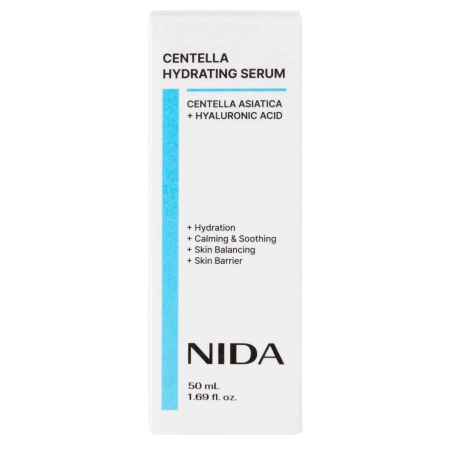 NIDA - Centella Hydrating Serum - Moisturizing and Soothing Face Serum - 50 ml