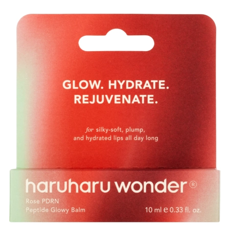 Haruharu Wonder - Rose PDRN Peptide Glowy Balm - Moisturizing Lip Balm - 10 ml