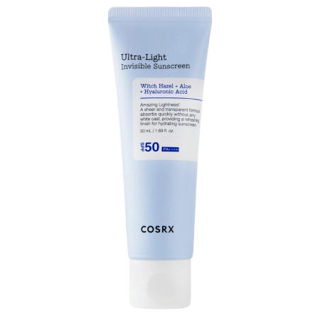 COSRX - Ultra - Light Invisible Sunscreen SPF50+/PA++++ - Light Moisturizing Sunscreen - 50ml