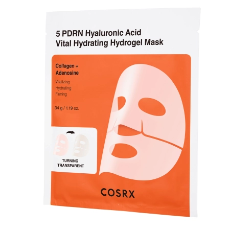 COSRX - 5 PDRN Hyaluronic Acid Vital Hydrating Hydrogel Mask - 34gx3pcs