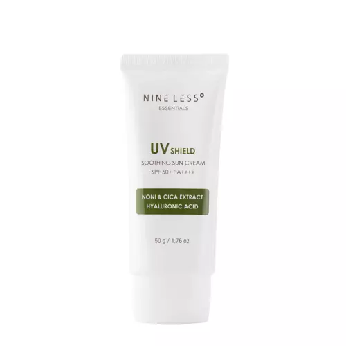 Nine Less - Essentials UV Shield Soothing Sun Cream SPF 50+/PA++++ - Moisturizing Filter Cream - 50g