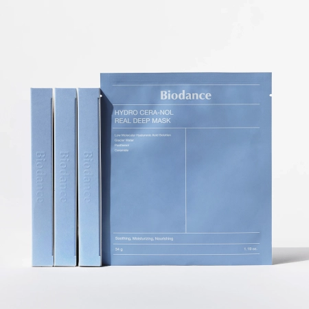 Biodance - Hydro Cera-nol Real Deep Mask Set - Moisturizing Collagen Face Mask Set - 4pcs/34g