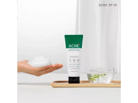Some By Mi - AHA BHA PHA 30 Days Miracle Acne Clear Foam - Gentle Cleansing Foam with Acids - 100ml