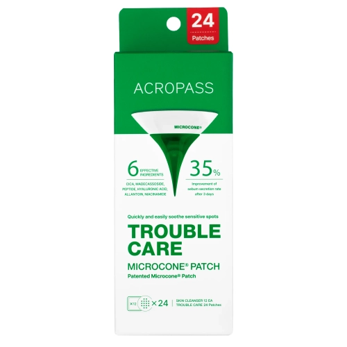 AcroPass - Trouble Care Microcone Patch - Micro-Needle Patches for Skin Imperfections - 24 pcs