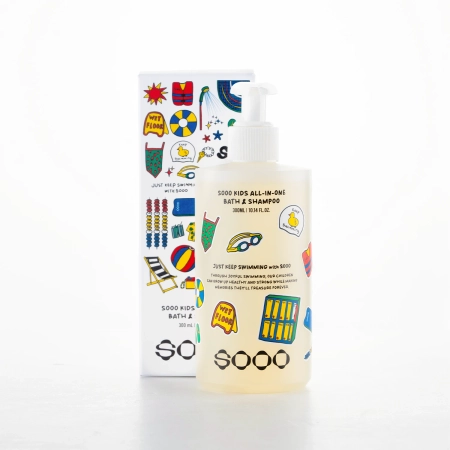 SOOO - Swim Kids All-in-One Bath & Shampoo - 2-in-1 Gel - 300 ml