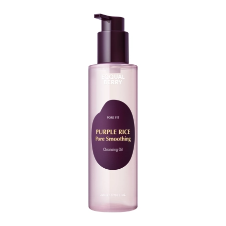 EQQUALBERRY - Purple Rice Pore Smoothing Cleansing Oil - 200ml