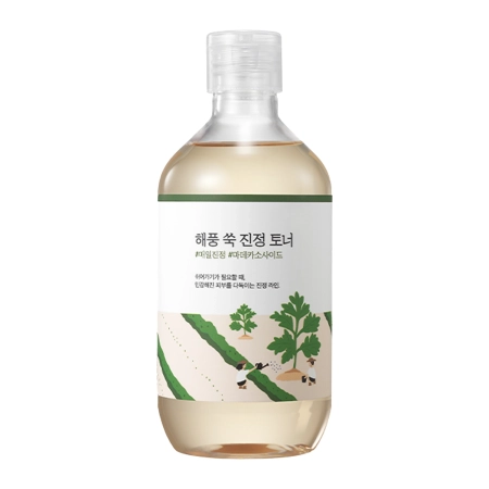 Round Lab - Mugwort Calming Toner - Moisturizing and Soothing Facial Toner - 300ml