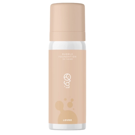 LOVRO - Bubble Foundation - Foundation with an Aerated Brightens Formula - 03 Sand - 50ml