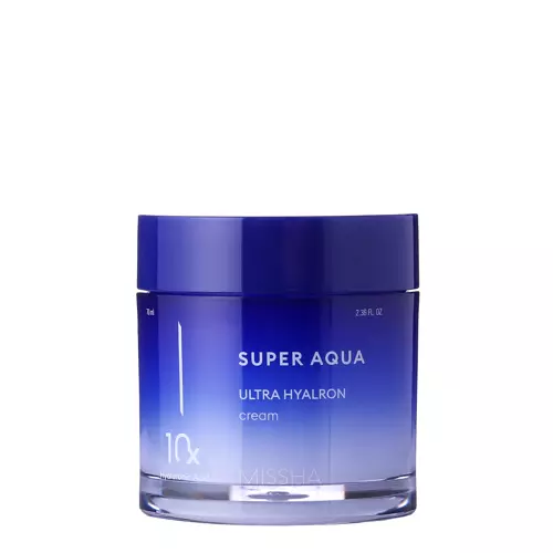 Missha - Super Aqua - Ultra Hyalron Cream - Moisturizing Face Cream - 70ml