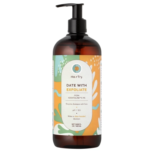 HairTry - Date With Exfoliate - Enzymatic Shampoo - 500ml