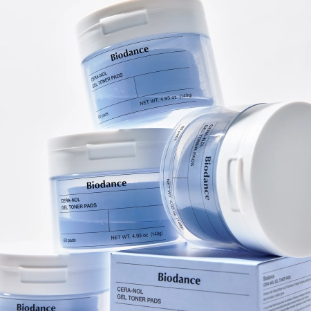 Biodance - Cera-nol Gel Toner Pads - Gel Facial Moisturizing Pads - 60pcs