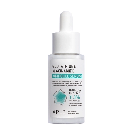 APLB - Glutathione Niacinamide Ampoule Serum - Brightening Face Serum - 40ml
