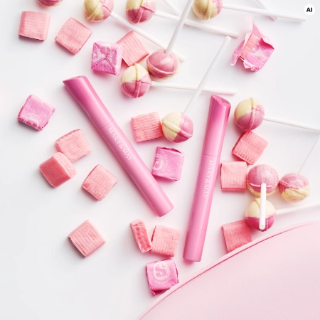 Mary&May; - Blooming Glow Lip - Tinted Lip Balm - 01 Peony Bouquet - 1.7 g