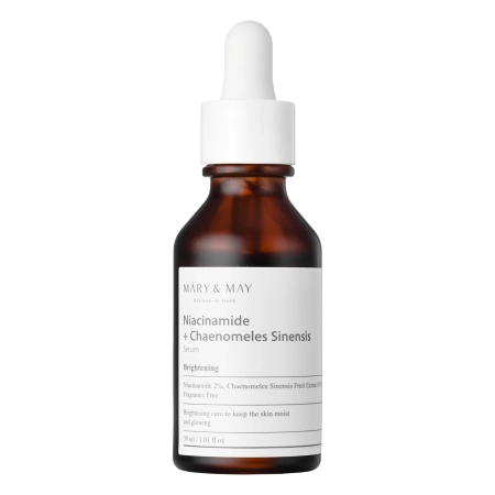 Mary&May - Niacinamide Chaenomeles Sinensis Serum - Brightening Serum with Niacinamide and Chinese Quince - 30ml