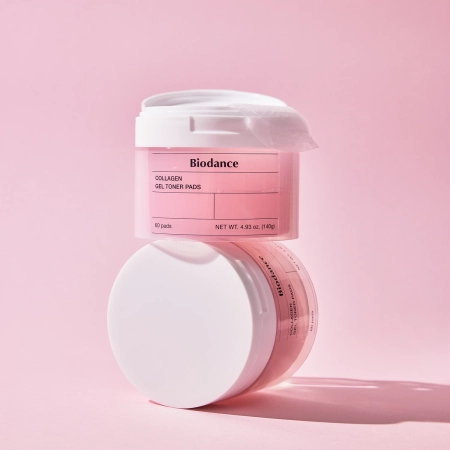 Biodance - Collagen Gel Toner Pads - Firming Collagen Facial Pads - 60pcs
