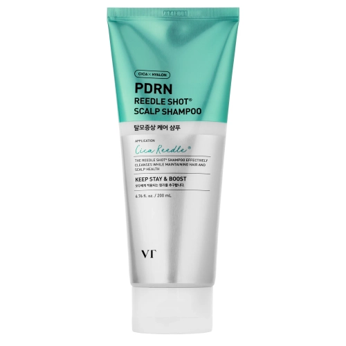 VT Cosmetics - PDRN Reedle Shot Scalp Shampoo - Strengthening Scalp Shampoo with PDRN - 200 ml