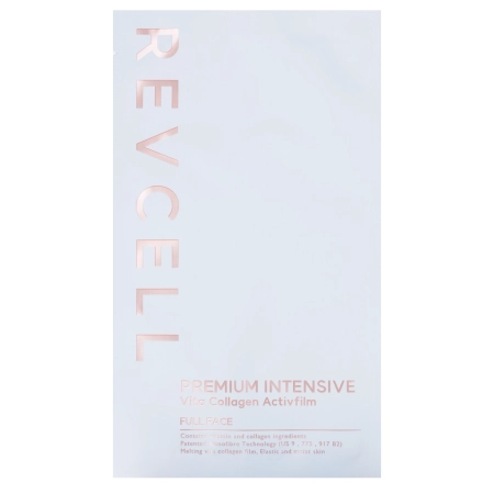 REVCELL - Premium Intensive Vita Collagen Activfilm Full Face - Collagen Soluble Mask - 1pc/3,603g