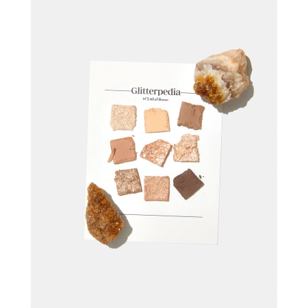 Unleashia - Glitterpedia Eye Palette - Vegan Eye Shadow Palette - 2 All of Brown - 6.6g