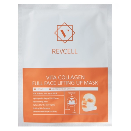 REVCELL - Vita Collagen Full Face Lifting Up Mask - Lifting Sheet mask - 1pc/19g
