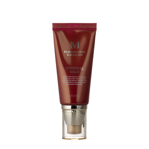 Missha - M Perfect Cover BB Cream SPF42/PA+++ - BB Cream with Sunscreen - No.21 Light Beige - 50ml