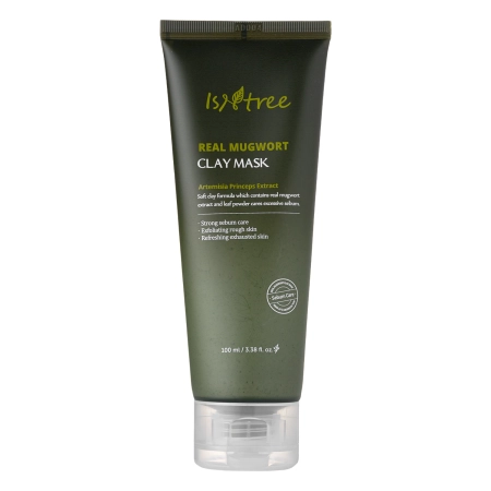Isntree - Real Mugwort Calming Clay Mask - Mugwort Clay Mask - 100ml