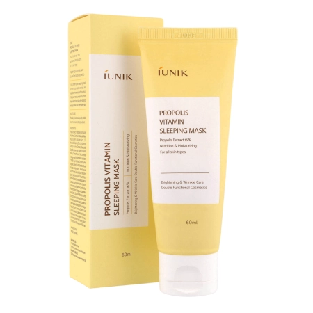 iUNIK - Propolis Vitamin Sleeping Mask - Moisturizing Overnight Mask with Propolis - 60ml