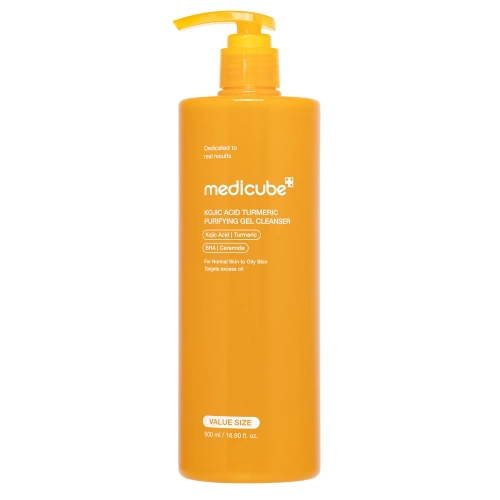 Medicube - Kojic Acid Turmeric Gel to Foam Cleanser - 500ml