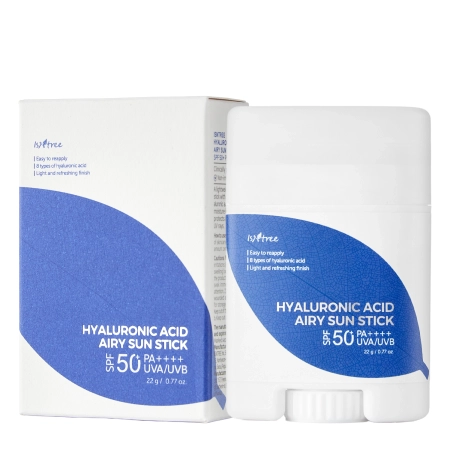 Isntree - Hyaluronic Acid Airy Sun Stick SPF 50+ PA ++++ - Sunscreen Stick - 22g
