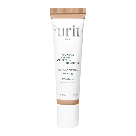 Purito Seoul - Wonder Releaf Centella BB Cream SPF30 PA+++ #23 Natural Beige - BB Cream with Centella Asiatica - 30ml