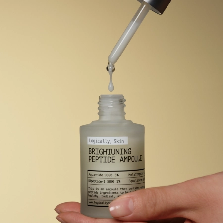 Logically, Skin - Brightening Peptide Ampoule - Brightening Face Ampoule with Peptides - 30g