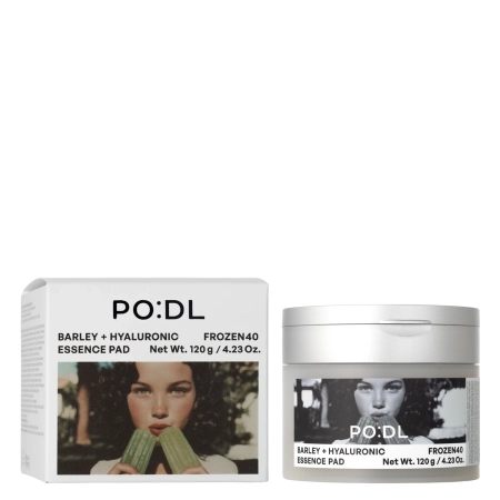 PO:DL - Barley Hyaluronic Frozen40 Essence Pads - Moisturizing Face Pads - 70 pcs.