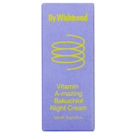By Wishtrend - Vitamin A-mazing Bakuchiol Night Cream Mini - Night Cream with Vitamin A and Bakuchiolem - 10g