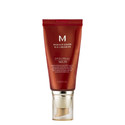 Missha - M Perfect Cover BB Cream SPF42/PA+++ - Covering BB Cream - No.25 Warm Beige - 50ml